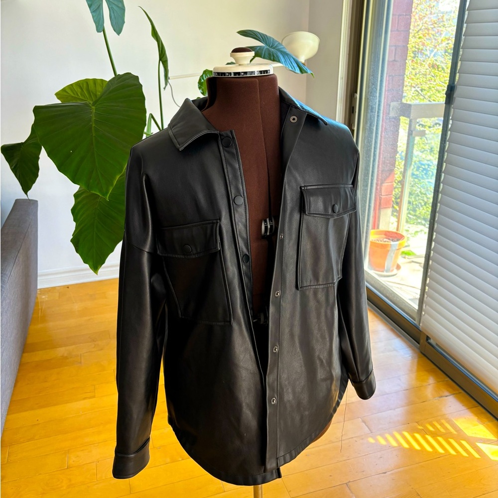 Leather Blazer